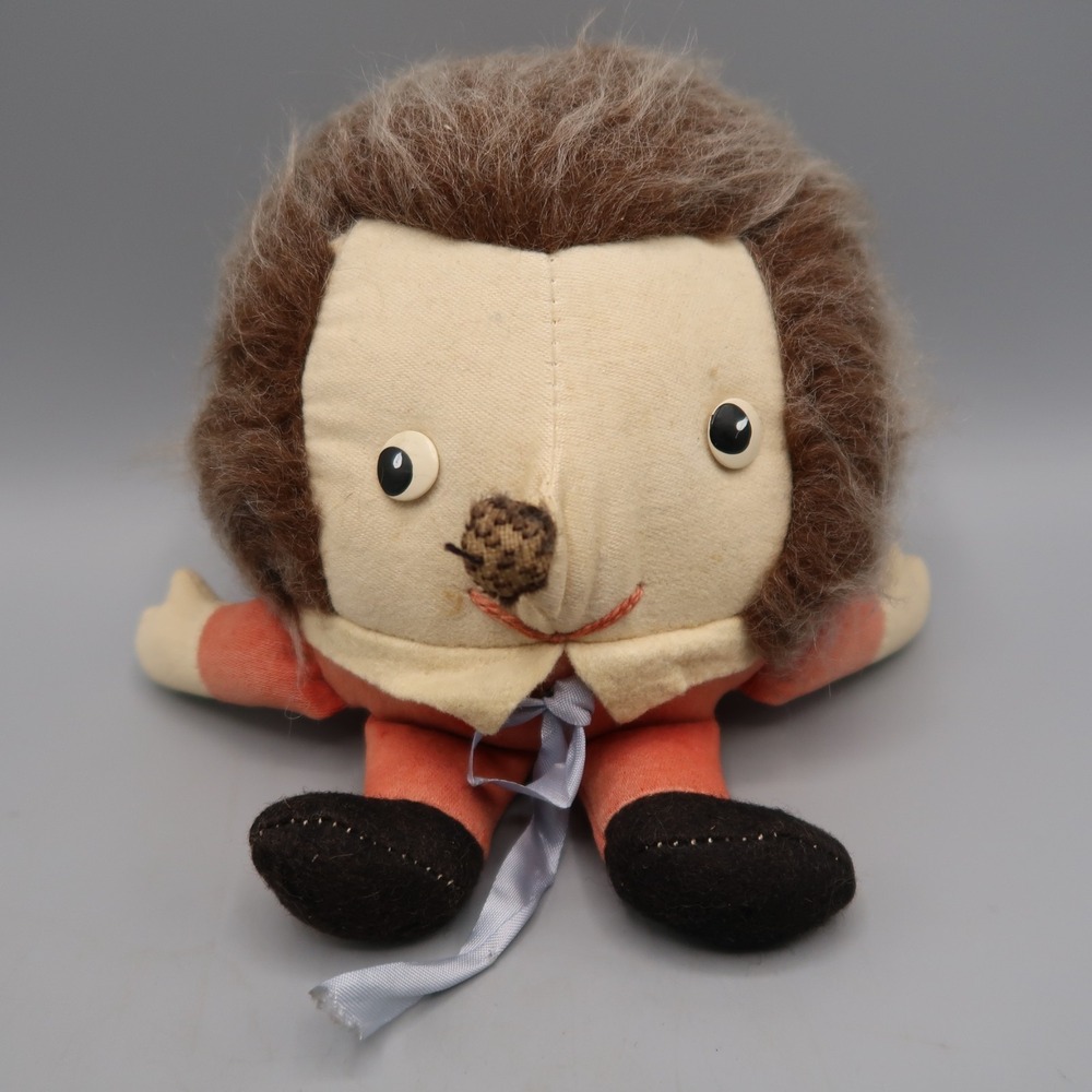 Plush Hedgehog Hedgehog Peck & Peck England Vintage Toy 6 inch tall Antique